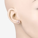 1.98 Carat Genuine Morganite 10K Rose Gold Earrings-6