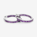 1.44 Carat Genuine Amethyst .925 Sterling Silver Earrings-11