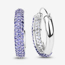 3.06 Carat Genuine Tanzanite .925 Sterling Silver Earrings-13