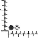 3.08 Carat Genuine Black Diamond 14K White Gold Earrings-7