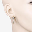 3.80 Carat Genuine Blue Topaz .925 Sterling Silver Earrings-9