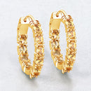3.20 Carat Genuine Citrine .925 Sterling Silver Earrings-8