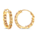 3.20 Carat Genuine Citrine .925 Sterling Silver Earrings-6