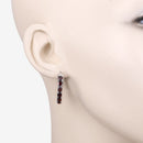 4.00 Carat Genuine Garnet .925 Sterling Silver Earrings-9
