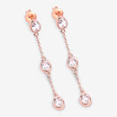 1.62 Carat Genuine Morganite .925 Sterling Silver Earrings-10