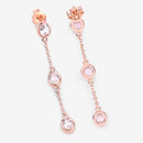 1.62 Carat Genuine Morganite .925 Sterling Silver Earrings-11