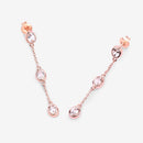 1.62 Carat Genuine Morganite .925 Sterling Silver Earrings-12