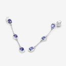 1.98 Carat Genuine Tanzanite .925 Sterling Silver Earrings-12