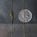 14k Yellow Gold Round Snake Chain 0.7mm-6