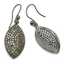 2.82 Carat Genuine Diamond .925 Sterling Silver Earrings-4
