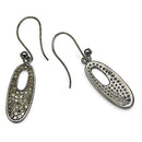 1.20 Carat Genuine Diamond .925 Sterling Silver Earrings-4