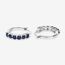 1.32 Carat Genuine Blue Sapphire .925 Sterling Silver Earrings-10