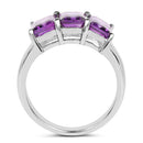 2.85 Carat Genuine Amethyst .925 Sterling Silver Ring-2
