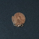14k Rose Gold Round Cable Link Chain (1.25 mm)-6