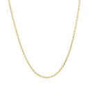 14k Yellow Gold Forsantina Lite Cable Link Chain 1.5mm-2