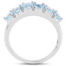 1.68 Carat Genuine Swiss Blue Topaz .925 Sterling Silver Ring-2