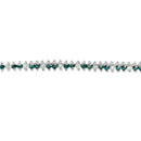 14K White Gold Round-Cut white and Blue Diamond Fashion Bracelet (3.70 cttw, H-I Color, SI1-SI2 Clarity)-2