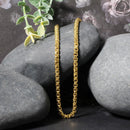 3.4mm 14k Yellow Gold Round Box Chain-4