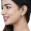 0.57 Carat Genuine Ethiopian Opal and White Diamond 14K Yellow Gold Earrings-16