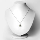 0.64 Carat Genuine Peridot .925 Sterling Silver Pendant-2