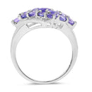 1.85 Carat Genuine Tanzanite .925 Sterling Silver Ring-2