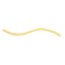 14k Yellow Gold 7 inch Clover Bracelet (6.50 mm)-3
