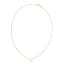 14K Yellow Gold Taurus Necklace-2