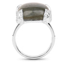 16.95 Carat Genuine Labradorite .925 Sterling Silver Ring-2