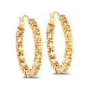 4.80 Carat Genuine Citrine .925 Sterling Silver Earrings-6