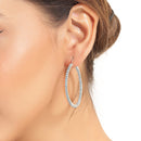 3.60 Carat Genuine Swiss Blue Topaz .925 Sterling Silver Earrings-12