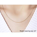 10k Yellow Gold Cable Link Chain (0.50 mm)-4