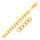 6.2mm 14k Yellow Gold Lite Curb Bracelet-2
