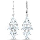 3.96 Carat Genuine Aquamarine .925 Sterling Silver Earrings-4