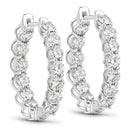 2.52 Carat Genuine Lab Grown Diamond 14K White Gold Earrings-1