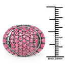 3.35 Carat Genuine Ruby .925 Sterling Silver Ring-3