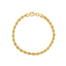 Silk Rope Chain Bracelet in 14k Yellow Gold  (3.70 mm)-1