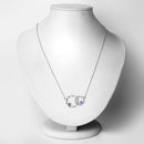 0.38 Carat Genuine Tanzanite .925 Sterling Silver Pendant-2