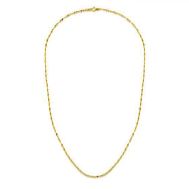 14k Yellow Gold Sparkle Valentino Chain (1.70 mm) - 0