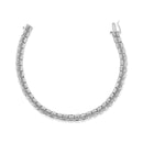.925 Sterling Silver 2.0 Cttw Diamond 7" Round Miracle Plate Link Bracelet (I-J Color, I2-I3 Clarity)-6