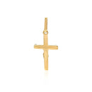 14k Two Tone Gold Crucifix Motif Pendant-2