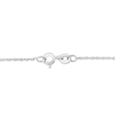 .925 Sterling Silver 1/6 Cttw Brilliant-Cut Diamond Miracle-Set Shared Prong Cross 18" Pendant Necklace (I-J Color, I2-I3 Clarity)-3