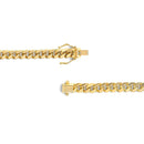 Semi-Solid 14K Yellow Gold 6.1mm Classic Miami Cuban Chain Necklace - 22 Inches-2