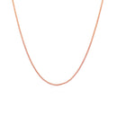 14k Rose Gold Round Wheat Chain (1.00 mm)-2