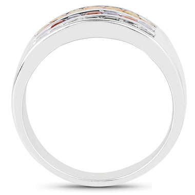 1.69 Carat Genuine Multi Sapphire .925 Sterling Silver Ring - 0