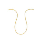 14k Yellow Gold Braided Herringbone Chain (3.20 mm)-2