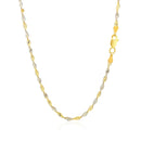 2.0mm 14k Two-Tone Gold Singapore Chain-3