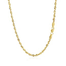 2.5mm 14k Yellow Gold Light Rope Chain-3