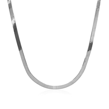 14k White Gold Super Flex Herringbone Chain (2.80 mm) - 0