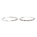 2.24 Carat Genuine Multi Sapphire .925 Sterling Silver Earrings-4
