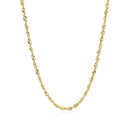 10K Yellow Gold Lite Rope Chain (2.50 mm)-2